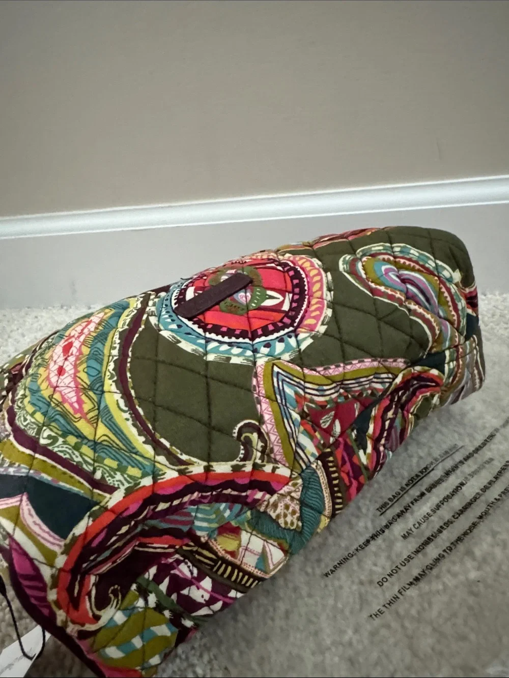 Vera Bradley Heirloom paisley cosmetic bag - NWT
